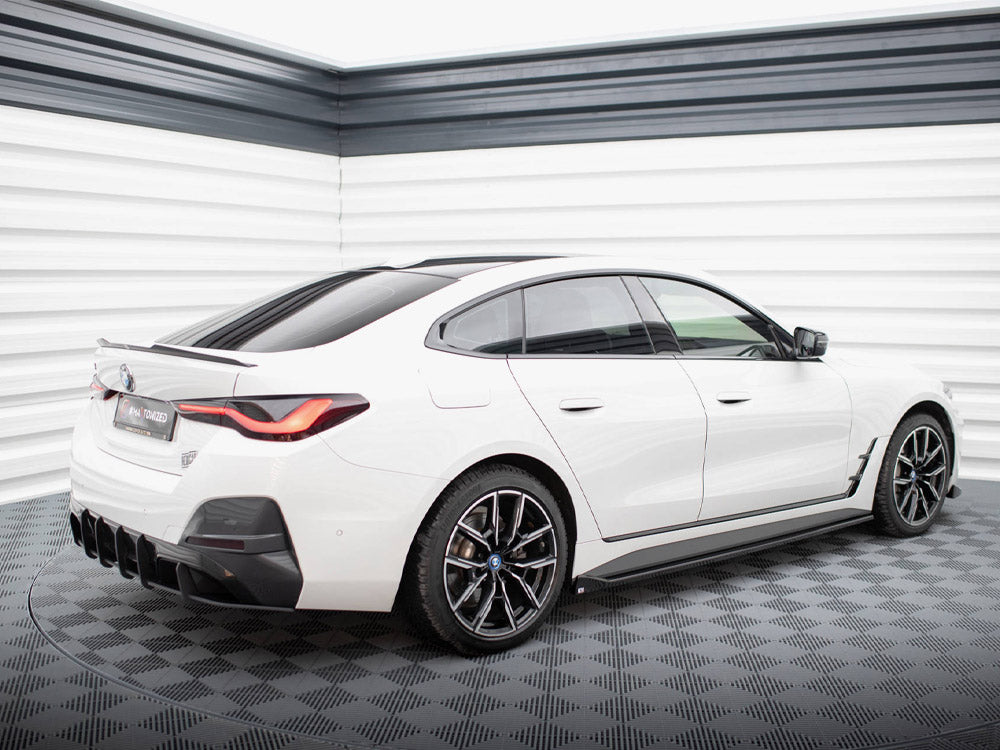 Maxton Design Side Skirts Diffusers V.1 BMW i4 M-Pack G26 - BM-I4-G26-MPACK-GC-SD1G - Image 2