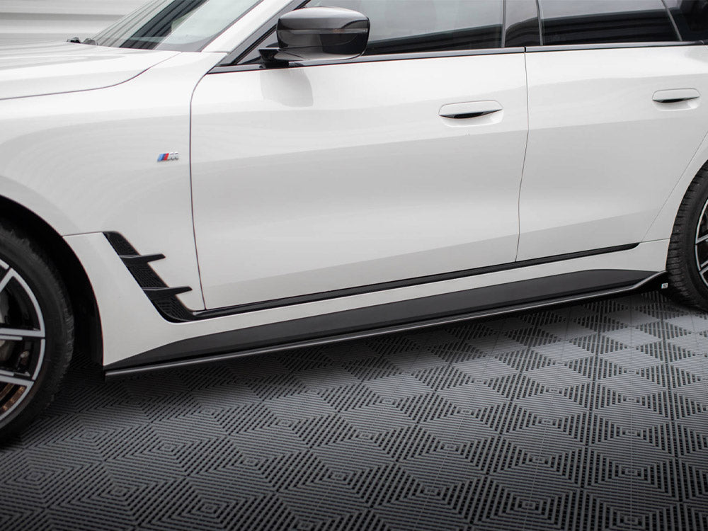 Maxton Design Side Skirts Diffusers V.1 BMW i4 M-Pack G26 - BM-I4-G26-MPACK-GC-SD1G - Image 3