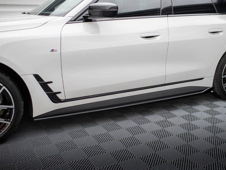 Maxton Design Side Skirts Diffusers V.1 BMW i4 M-Pack G26 - BM-I4-G26-MPACK-GC-SD1G - Image 3