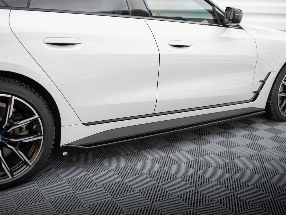Maxton Design Side Skirts Diffusers V.1 BMW i4 M-Pack G26 - BM-I4-G26-MPACK-GC-SD1G - Image 4