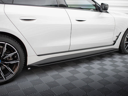 Maxton Design Side Skirts Diffusers V.1 BMW i4 M-Pack G26 - BM-I4-G26-MPACK-GC-SD1G - Image 4