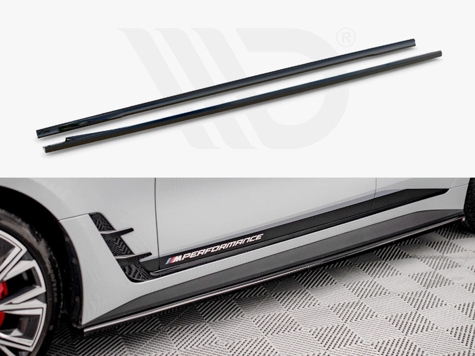 SIDE SKIRTS DIFFUSERS V.2 BMW I4 M-PACK G26