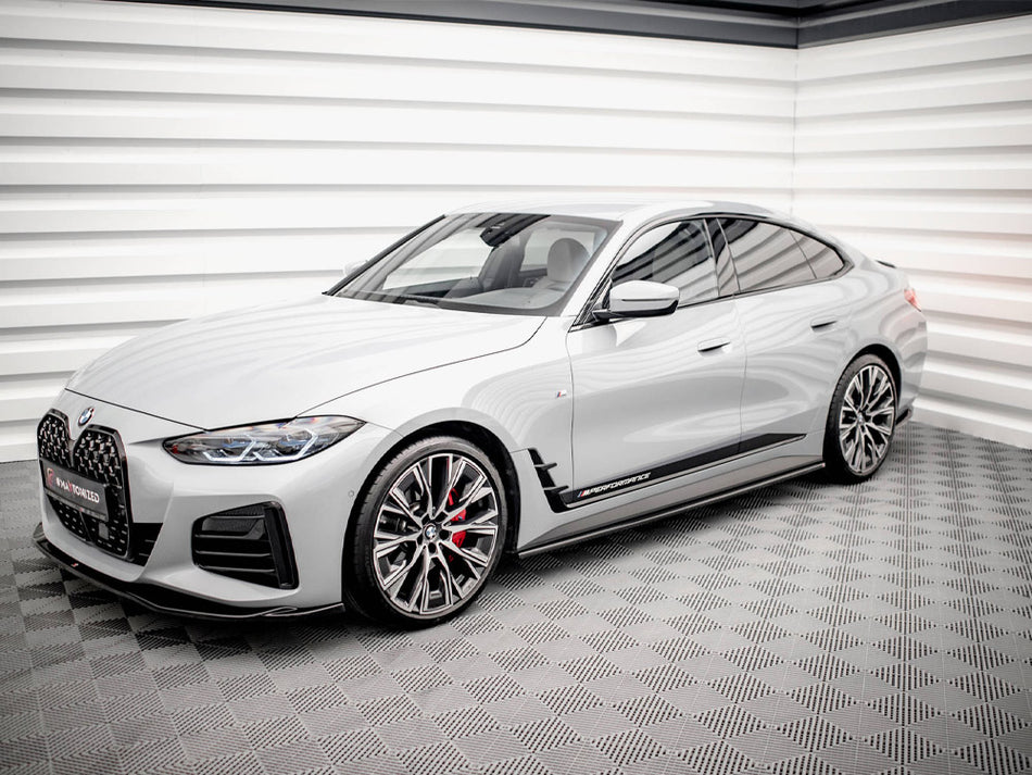 Maxton Design Side Skirts Diffusers V.2 BMW i4 M-Pack G26 - BM-I4-G26-MPACK-GC-SD2G - Image 2