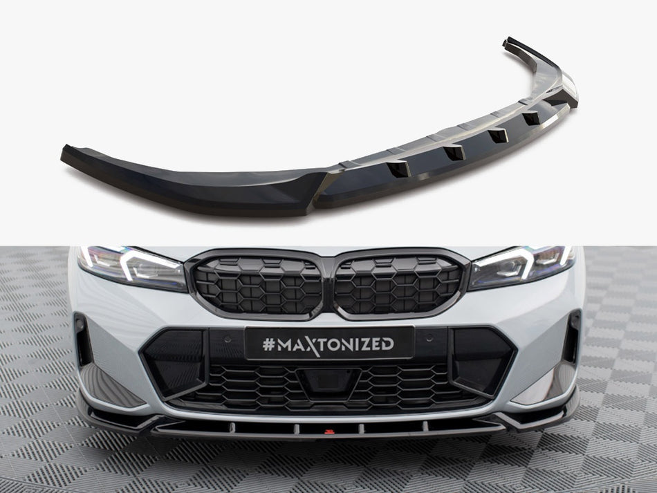 Maxton Design Front Splitter V.1 BMW 3 M340i / M-Pack G20 / G21 Facelift - BM-3-G20F-MPACK-FD1G - Image 1