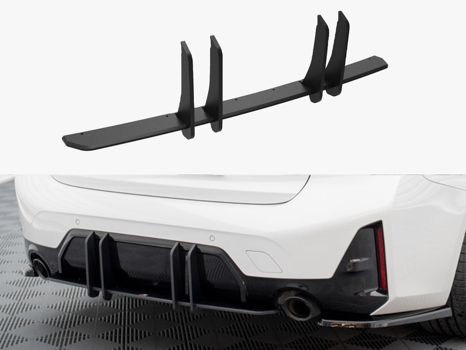 Maxton Design Street PRO Rear Diffuser BMW 3 M-Pack G20 / G21 Facelift - BM3G20FMPACKCNC-RS1B - Image 1