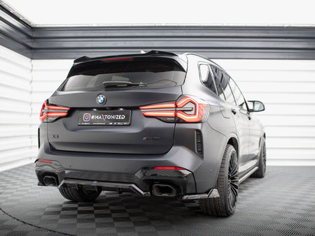 Maxton Design Rear Splitter (Vertical Bars) BMW X3 M-Pack G01 Facelift - BM-X3-01F-MPACK-RD1G+RD2G - Image 2