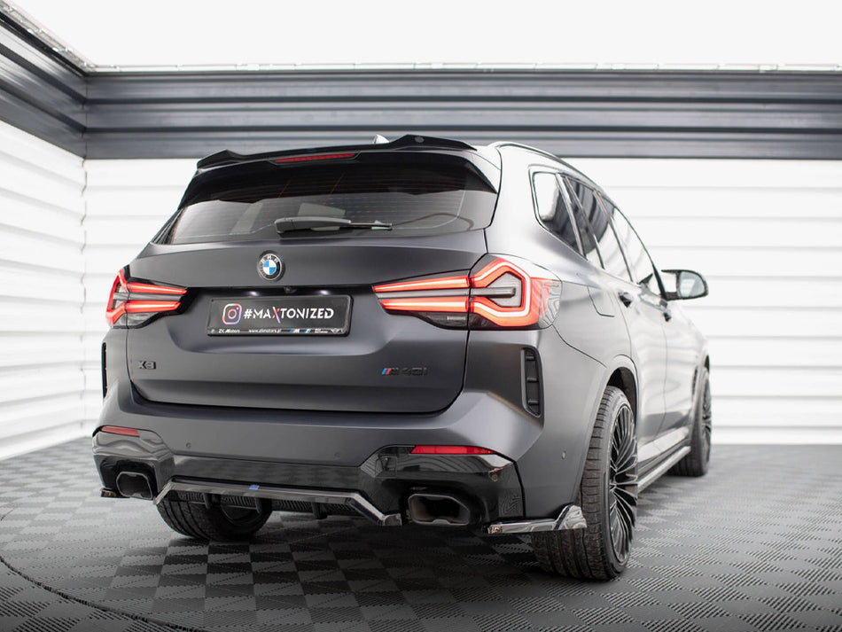 Maxton Design Rear Splitter (Vertical Bars) BMW X3 M-Pack G01 Facelift - BM-X3-01F-MPACK-RD1G+RD2G - Image 2