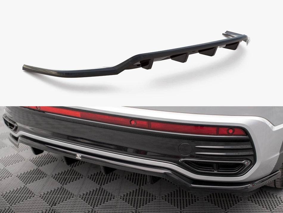 Maxton Design Rear Splitter (Vertical Bars) VW Taigo R-Line Mk1 - VW-TA-1-RLINE-RD1G+RD2G - Image 1