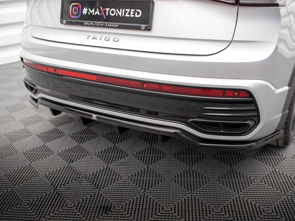 Maxton Design Rear Splitter (Vertical Bars) VW Taigo R-Line Mk1 - VW-TA-1-RLINE-RD1G+RD2G - Image 3