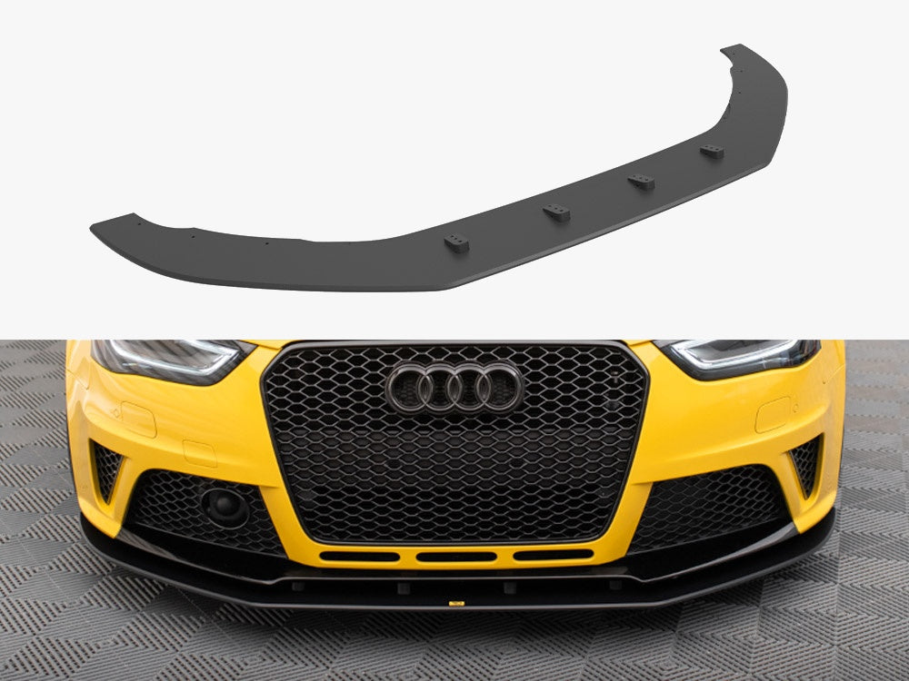 Maxton Design Street PRO Front Splitter Audi RS4 B8 - AURS4B8CNC-FD1B - Image 1