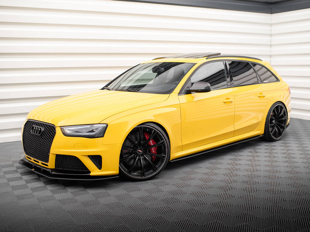 Maxton Design Street PRO Side Skirts Diffusers Audi RS4 B8 - AURS4B8CNC-SD1B - Image 2