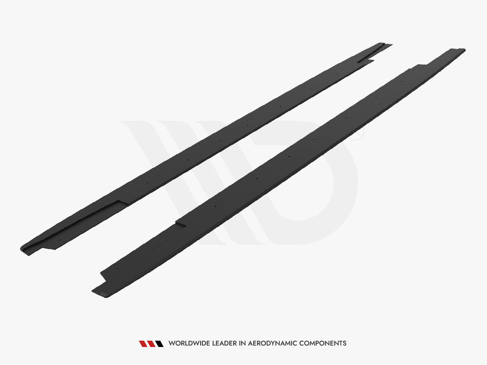 Maxton Design Street PRO Side Skirts Diffusers Audi RS4 B8 - AURS4B8CNC-SD1B - Image 5