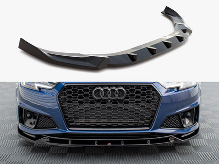 Maxton Design Front Splitter V.1 Audi A4 Competition B9 - AU-A4-B9-COMP-FD1G - Image 1