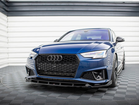 Maxton Design Front Splitter V.1 Audi A4 Competition B9 - AU-A4-B9-COMP-FD1G - Image 2