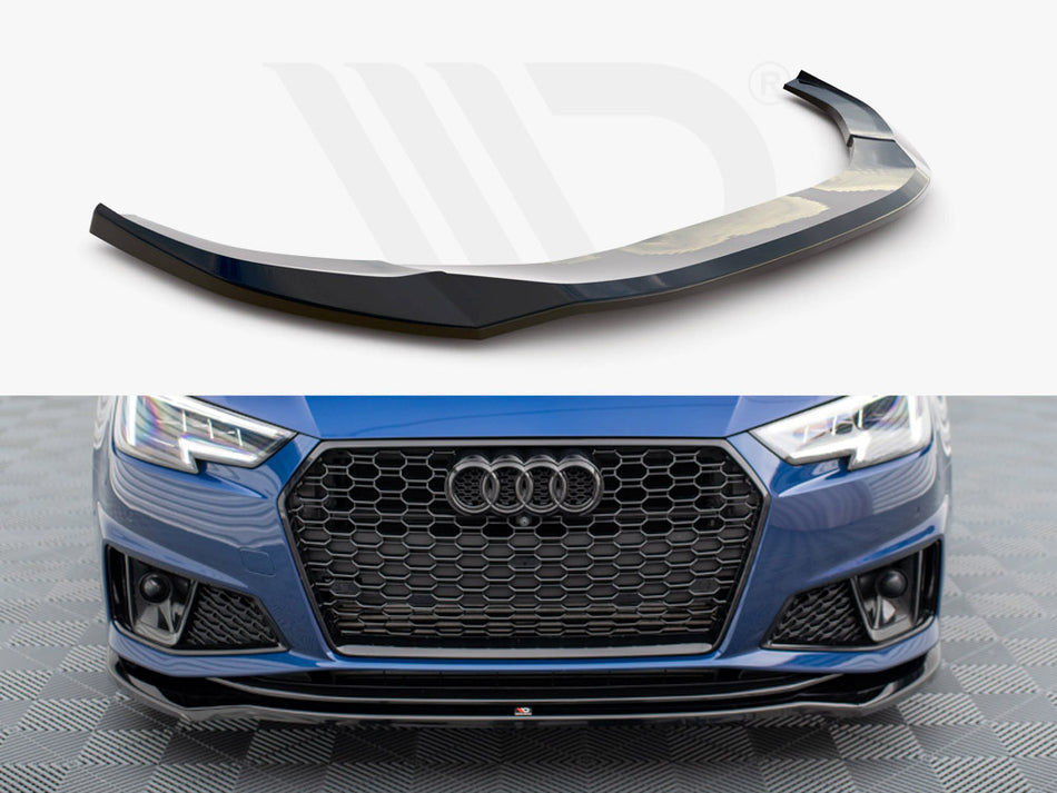 MAXTON DESIGN Front Splitter V.2 Audi A4 Competition B9