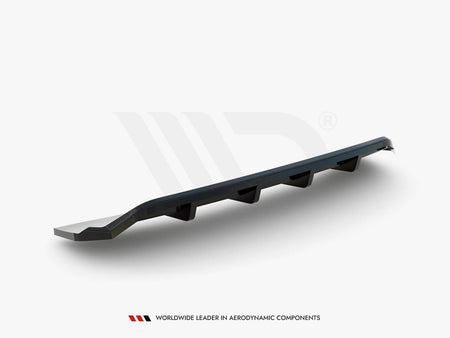 Maxton Design Central Rear Splitter (Vertical Bars) Audi A4 Competition B9 - AU-A4-B9-COMP-RD1G+RD2G - Image 5