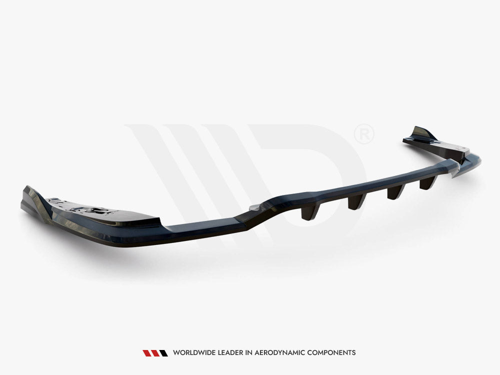 Maxton Design Central Rear Splitter (Vertical Bars) V.2 BMW X4 M40i G02 - BM-X4-02-MPACK-RD2G+RD3G - Image 5