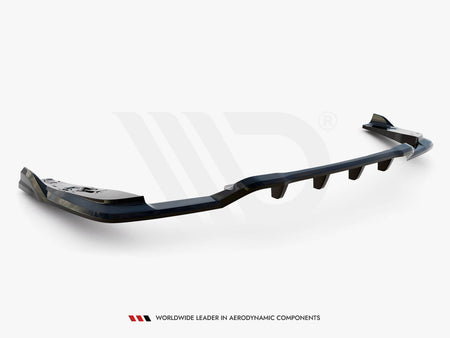 Maxton Design Central Rear Splitter (Vertical Bars) V.2 BMW X4 M40i G02 - BM-X4-02-MPACK-RD2G+RD3G - Image 5