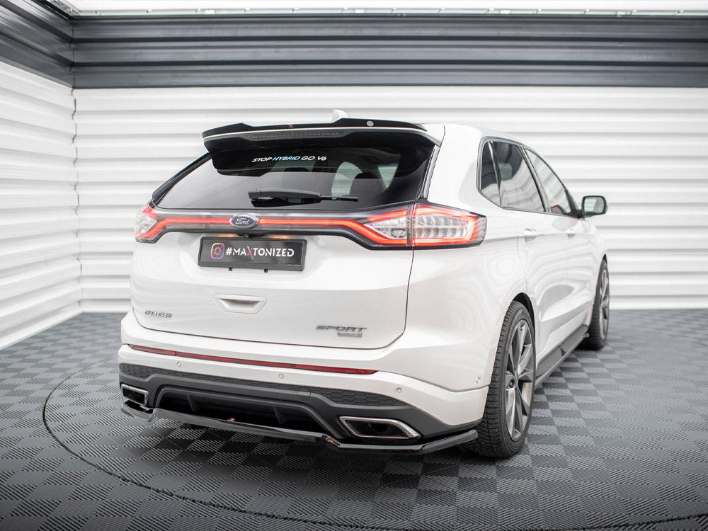 Maxton Design Central Rear Splitter (Vertical Bars) Ford Edge Sport Mk2 - FO-ED-2-SPORT-RD1G+RD2G - Image 2