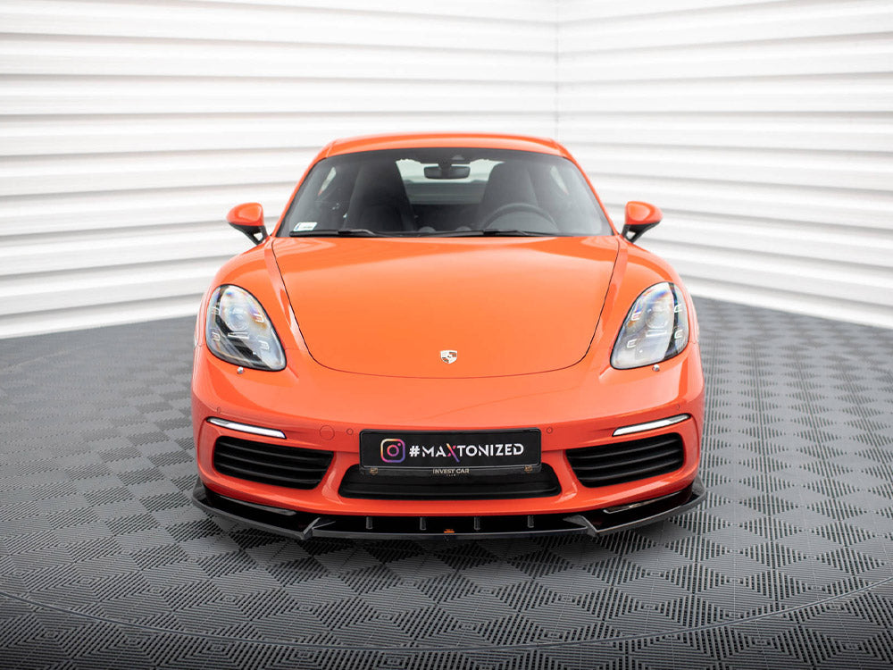 Maxton Design Front Splitter V.1 Porsche 718 Cayman 982c - PO-CA-718-FD1G - Image 3