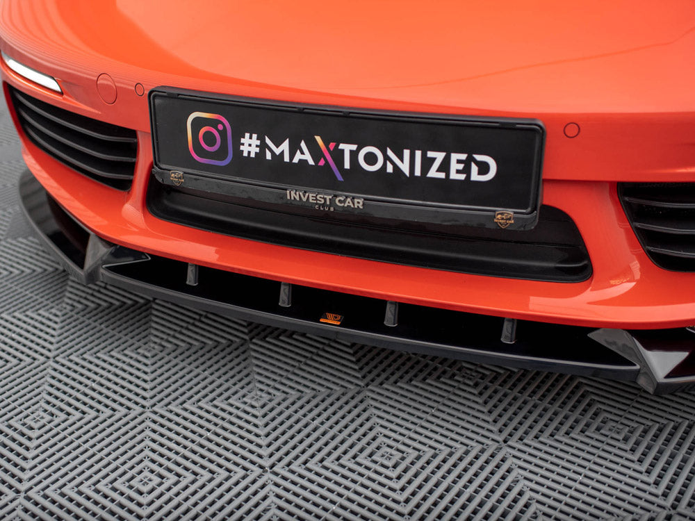 Maxton Design Front Splitter V.1 Porsche 718 Cayman 982c - PO-CA-718-FD1G - Image 4