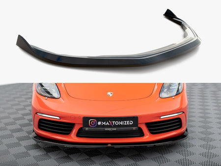 Maxton Design Front Splitter V.2 Porsche 718 Cayman 982c - PO-CA-718-FD2G - Image 1