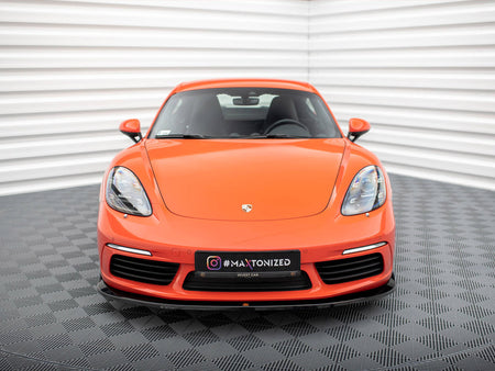 Maxton Design Front Splitter V.2 Porsche 718 Cayman 982c - PO-CA-718-FD2G - Image 3