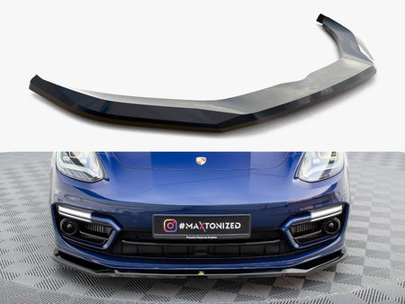 Maxton Design Front Splitter V.1 Porsche Panamera E-Hybrid 971 Facelift - PO-PA-971F-H-FD1G - Image 1