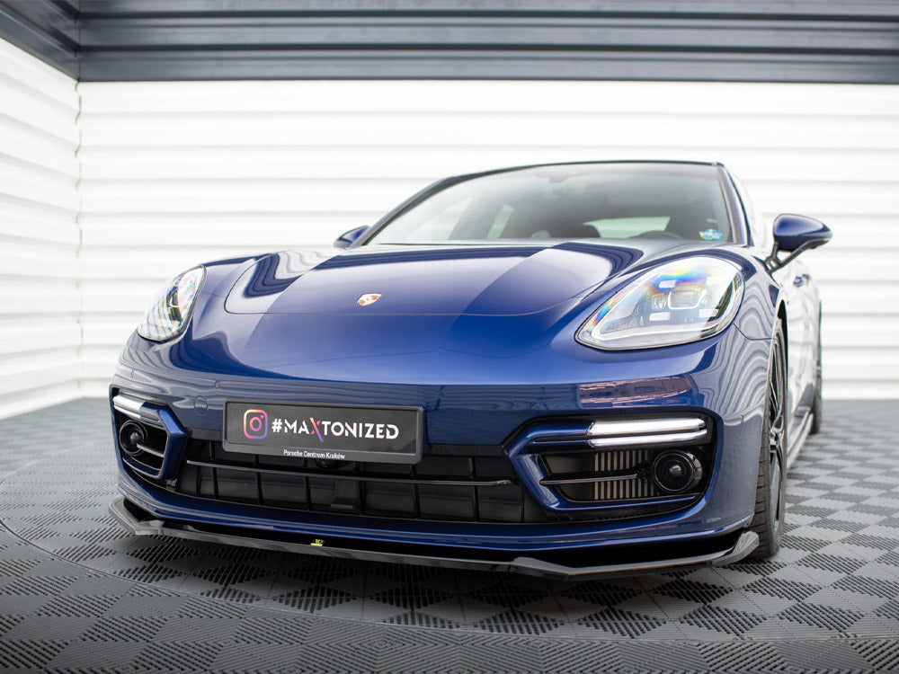 Maxton Design Front Splitter V.1 Porsche Panamera E-Hybrid 971 Facelift - PO-PA-971F-H-FD1G - Image 2