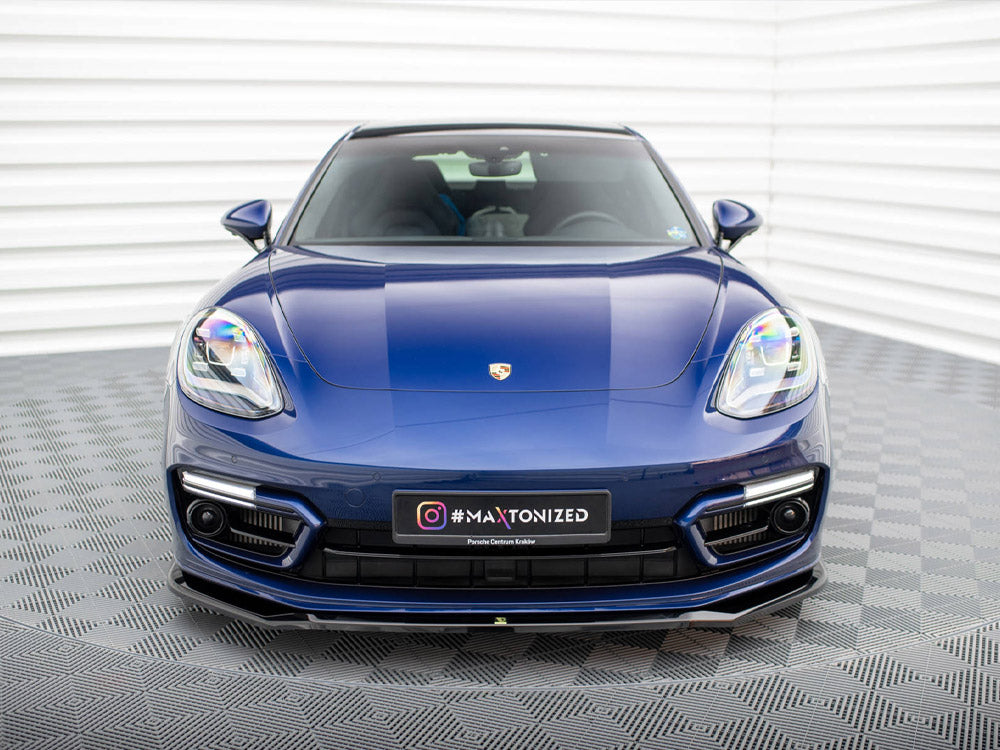 Maxton Design Front Splitter V.1 Porsche Panamera E-Hybrid 971 Facelift - PO-PA-971F-H-FD1G - Image 3