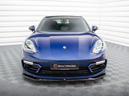 Maxton Design Front Splitter V.1 Porsche Panamera E-Hybrid 971 Facelift - PO-PA-971F-H-FD1G - Image 3