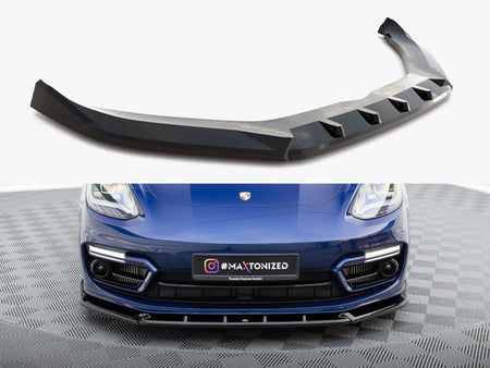 Maxton Design Front Splitter V.2 Porsche Panamera E-Hybrid 971 Facelift - PO-PA-971F-H-FD2G - Image 1