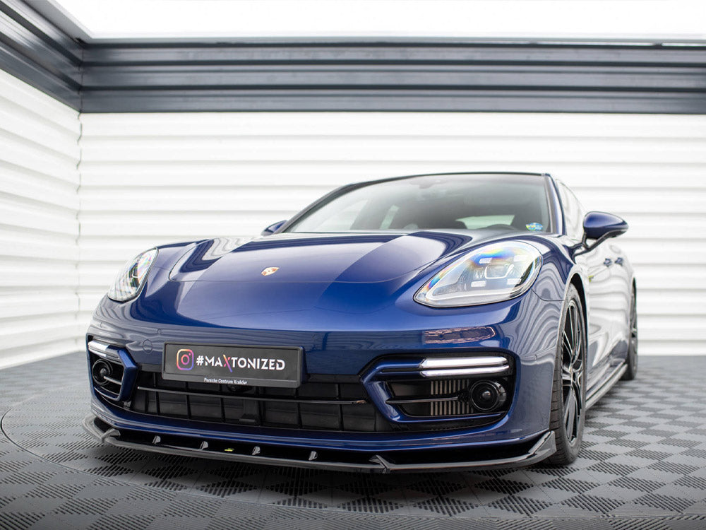 Maxton Design Front Splitter V.2 Porsche Panamera E-Hybrid 971 Facelift - PO-PA-971F-H-FD2G - Image 2