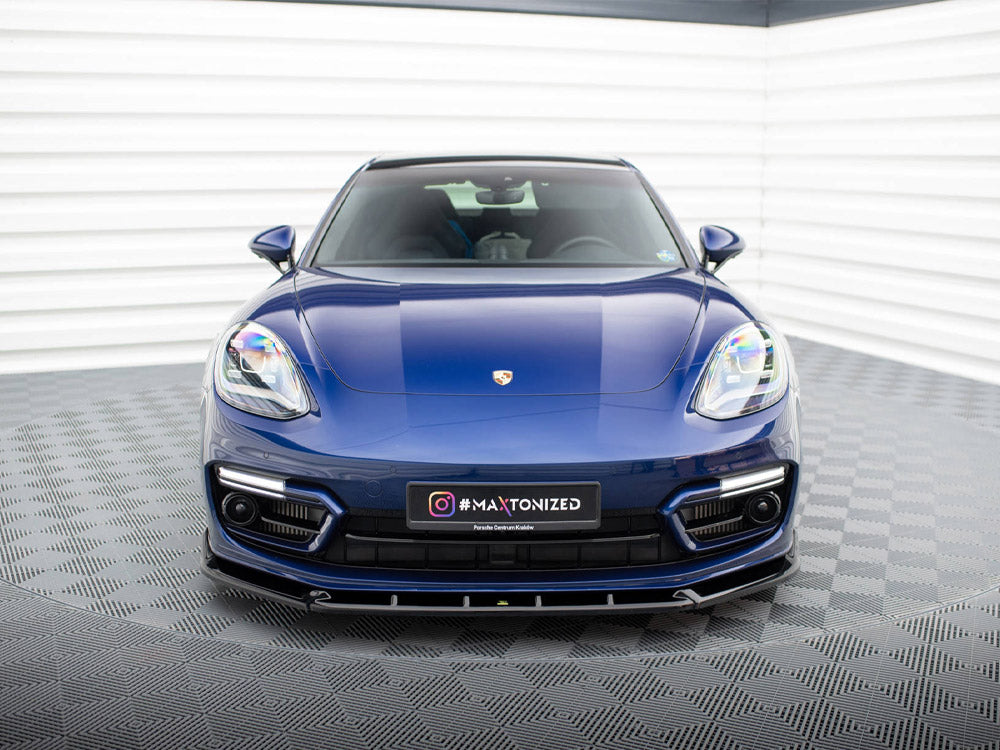 Maxton Design Front Splitter V.2 Porsche Panamera E-Hybrid 971 Facelift - PO-PA-971F-H-FD2G - Image 3