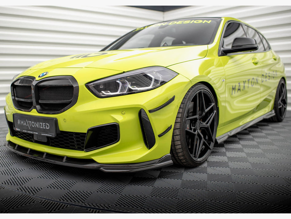 Maxton Design Carbon Fiber Front Bumper Wings (Canards) BMW 1 F40 M-Pack / M135i - CF-BM-1-40-M-CAN1+CAN2-245-P - Image 2