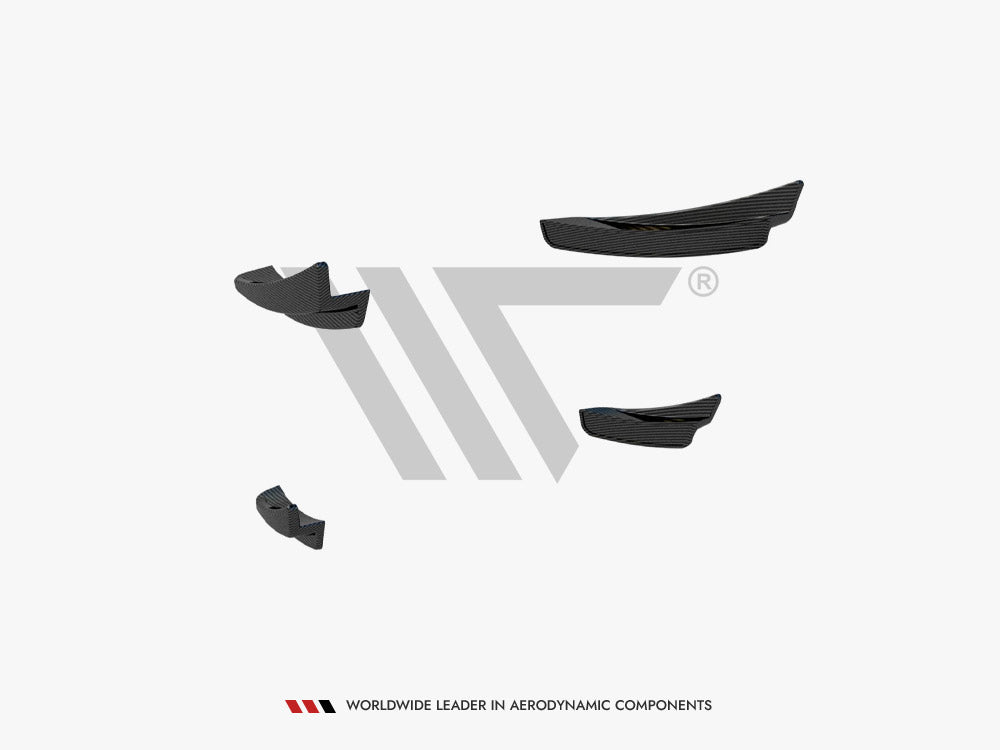 Maxton Design Carbon Fiber Front Bumper Wings (Canards) BMW 1 F40 M-Pack / M135i - CF-BM-1-40-M-CAN1+CAN2-245-P - Image 7