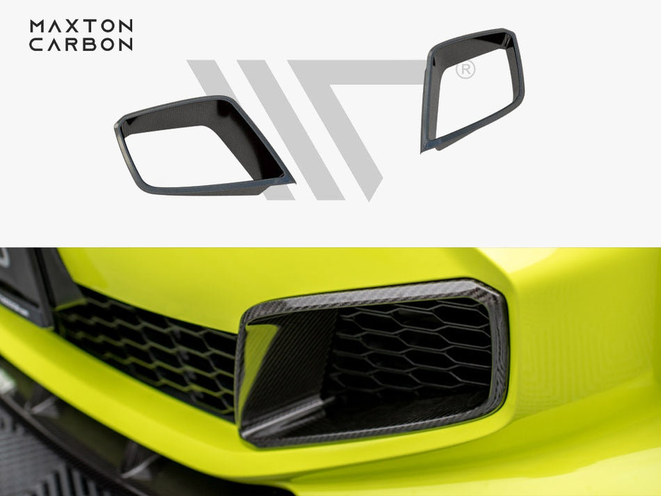 Maxton Design Carbon Fiber Front Bumper Side Vents BMW 1 F40 M-Pack / M135i - CF-BM-1-40-M-G2-245-P - Image 1