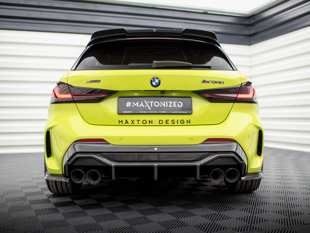 Maxton Design Carbon Fiber Rear Diffuser V.1 + Milltek Sport Exhaust BMW 1 F40 M-Pack / M135i - CF-BM-1-40-M-RS1OO_OO-245-P - Image 3