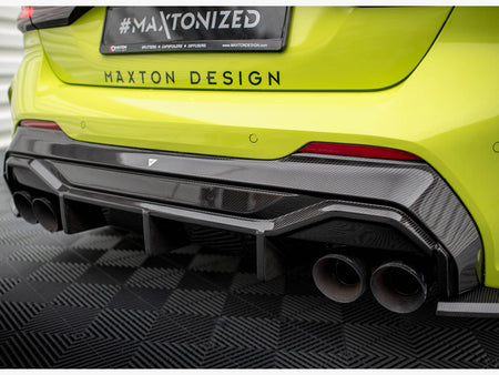 Maxton Design Carbon Fiber Rear Diffuser V.1 + Milltek Sport Exhaust BMW 1 F40 M-Pack / M135i - CF-BM-1-40-M-RS1OO_OO-245-P - Image 5
