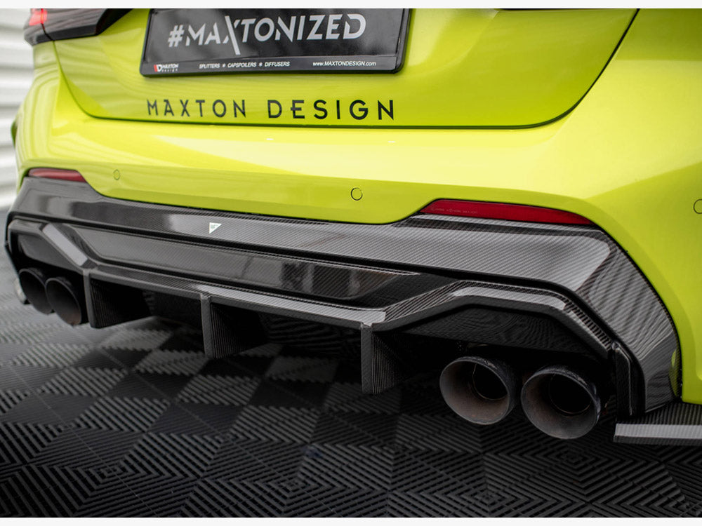 Carbon Fiber Rear Diffuser V.1 + Milltek Sport Exhaust BMW 1 F40 M-Pack / M135i