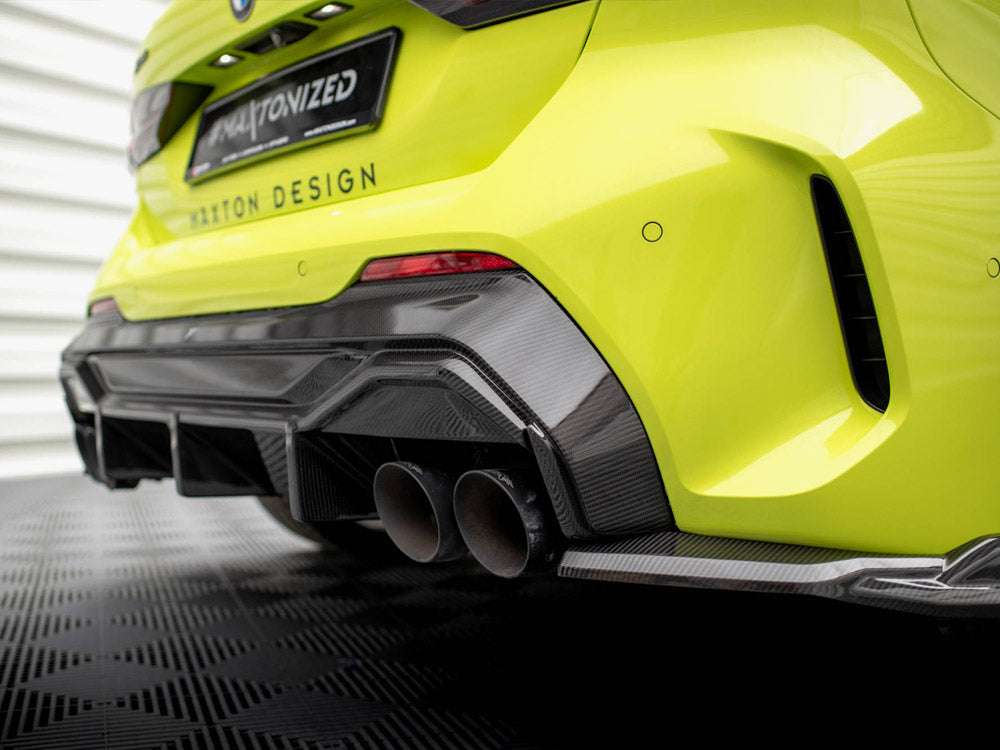Maxton Design Carbon Fiber Rear Diffuser V.1 + Milltek Sport Exhaust BMW 1 F40 M-Pack / M135i - CF-BM-1-40-M-RS1OO_OO-245-P - Image 7