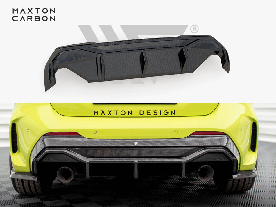 Carbon Fiber Rear Diffuser V.2 BMW 1 F40 M-Pack / M135i