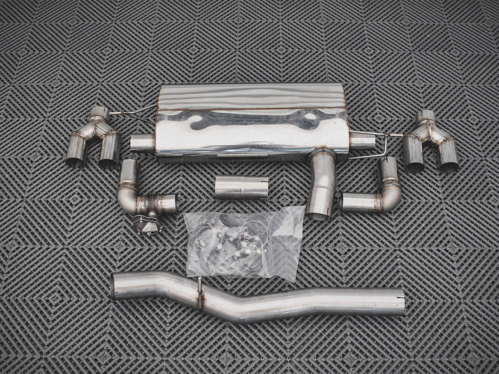 Carbon Fiber Rear Diffuser V.1 + Milltek Sport Exhaust BMW 1 F40 M-Pack / M135i