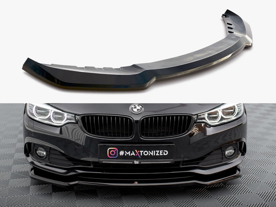 Maxton Design Front Splitter V.1 BMW 4 Coupe / Gran Coupe / Cabrio F32 / F36 / F33 - BM-4-F36-GC-FD1G - Image 1
