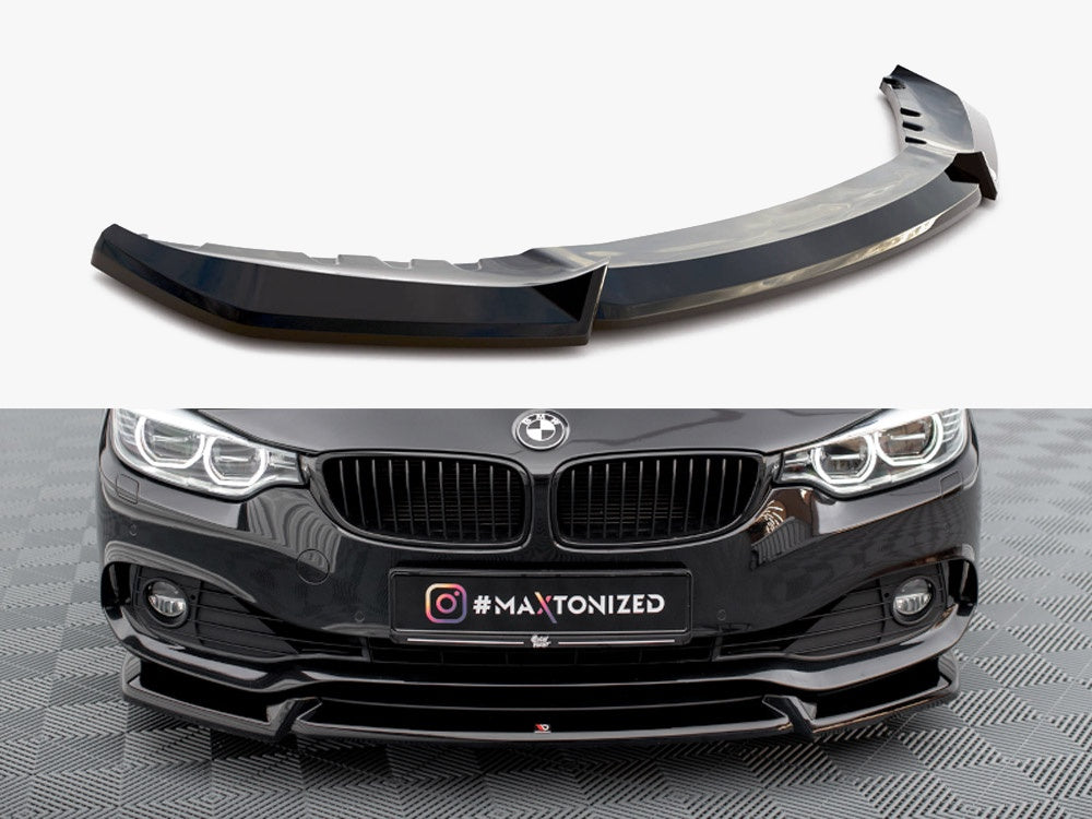 Maxton Design Front Splitter V.2 BMW 4 Coupe / Gran Coupe / Cabrio F32 / F36 / F33 - BM-4-F36-GC-FD2G - Image 1