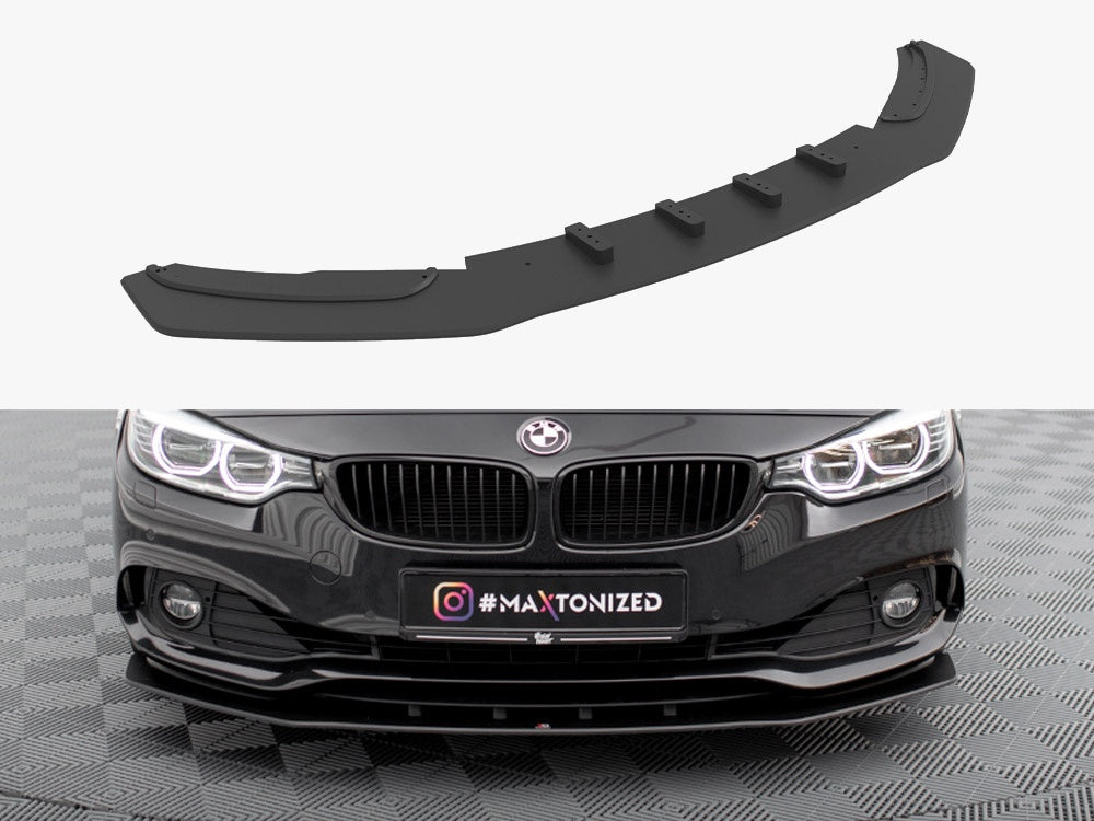 Maxton Design Street PRO Front Splitter BMW 4 Gran Coupe F36 - BM4F36GCCNC-FD1B - Image 1