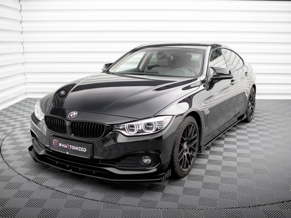 Maxton Design Street PRO Front Splitter + Flaps BMW 4 Gran Coupe F36 - BM4F36GCCNC-FD1B+FSF1G - Image 2