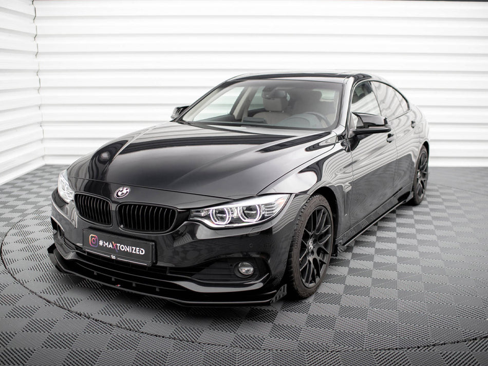 Maxton Design Street PRO Front Splitter + Flaps BMW 4 Gran Coupe F36 - BM4F36GCCNC-FD1B+FSF1G - Image 2