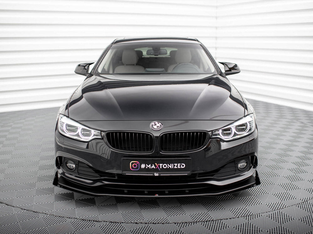 Maxton Design Street PRO Front Splitter + Flaps BMW 4 Gran Coupe F36 - BM4F36GCCNC-FD1B+FSF1G - Image 3