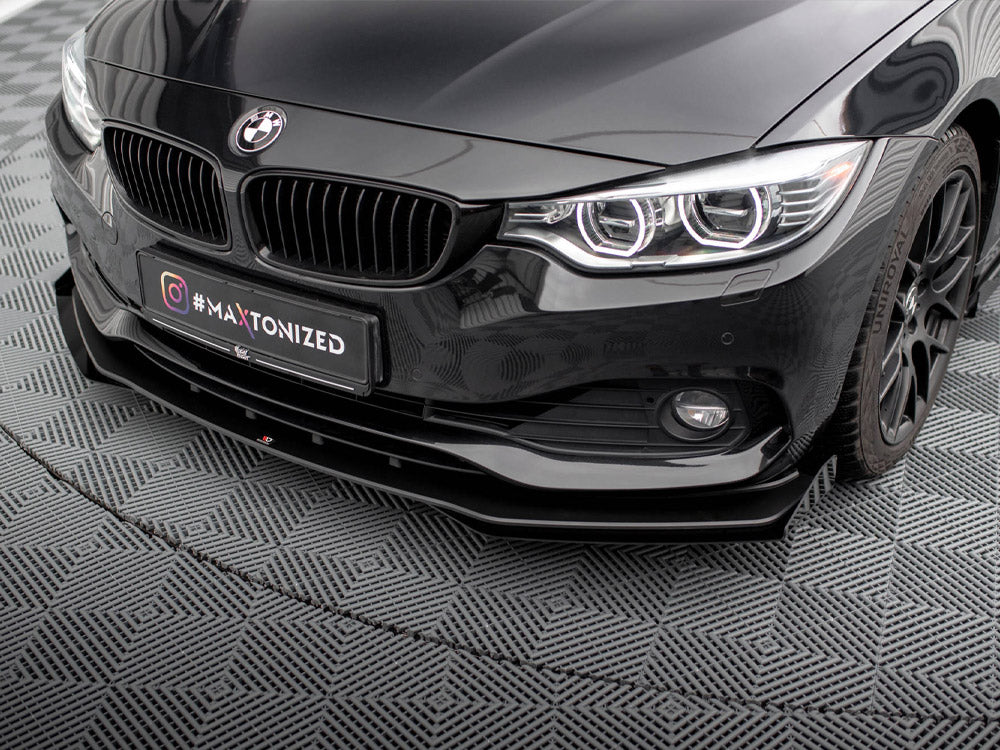 Maxton Design Street PRO Front Splitter + Flaps BMW 4 Gran Coupe F36 - BM4F36GCCNC-FD1B+FSF1G - Image 4